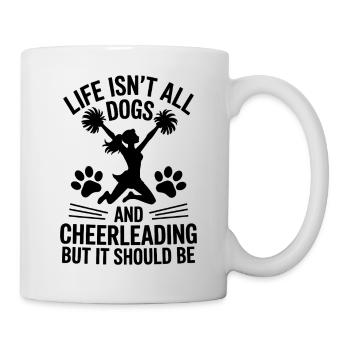 Cheerleading disant drôle Cheerleading cadeau - Mug blanc - blanc - Droite
