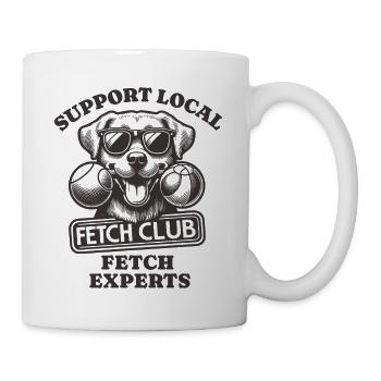 Support Local Fetch experts Labrador Retriever - Mug - white - Right