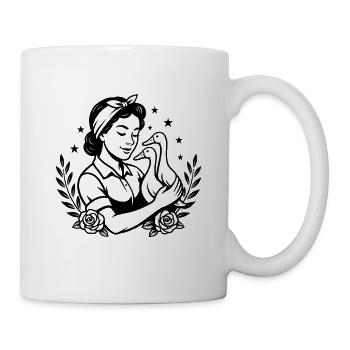 Drôle Canard Canard Maman Canard Canard T - Mug blanc - blanc - Droite