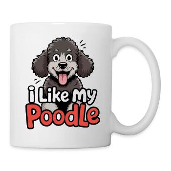 I like my Poodle Hundeliebe - Mug - white - Right