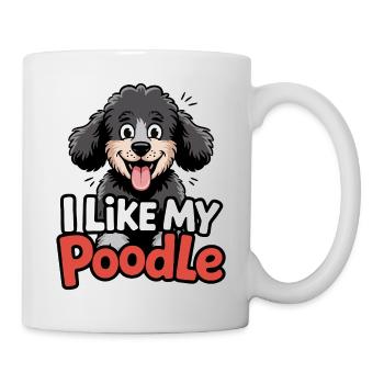 I like my Poodle Hundeliebe - Mug - white - Right