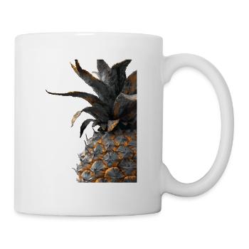 Ananas - Tasse - Weiß - Rechts