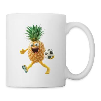 Ananas - Tasse - Weiß - Rechts