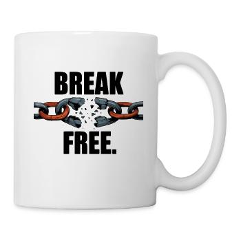 Libérez-vous des chaînes et retrouvez votre - Mug blanc - blanc - Droite