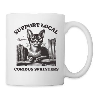 Cat Support Local Abyssinian - Mug - white - Right