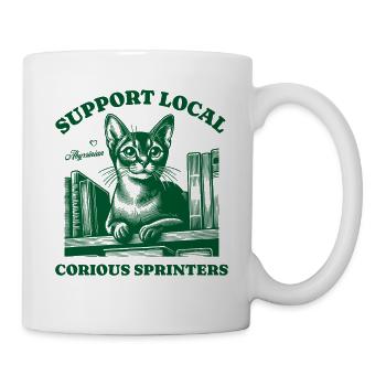 Cat Support Local Abyssinian - Mug - white - Right