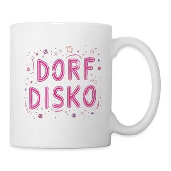 Dorf DISKO - Tasse - Weiß - Rechts