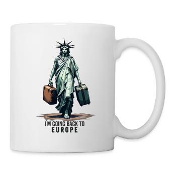 Funny Statue of Liberty USA America Sarcasm - Mug - white - Right