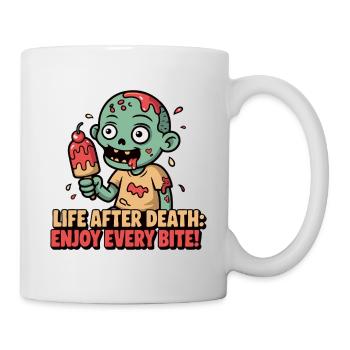 ZOMBIES, LA VIE APRÈS LA MORT - Mug blanc - blanc - Droite