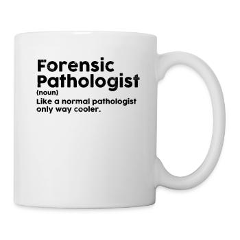 Médecin légiste Drôle de définition Médecine légale - Mug blanc - blanc - Droite