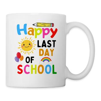 Last Day of School Saying End of School Design - Mug - white - Right