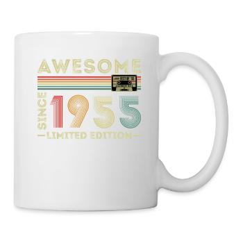 1955 Vintage Retro Geburtstagsgeschenk - Tasse - Weiß - Rechts