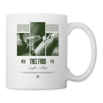 Rotäugiger Laubfrosch Regenwald Amphibie - Tasse - Weiß - Rechts