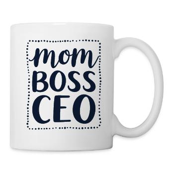 Mom CEO Starke Mama Mindset - Tasse - Weiß - Rechts