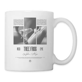 Rotäugiger Laubfrosch Regenwald Amphibie - Tasse - Weiß - Rechts