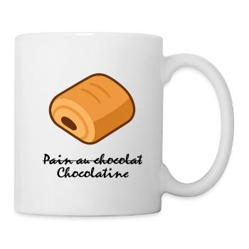 Chocolatine - Mug blanc - blanc - Droite