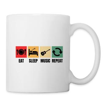 Guitar Design Guitarist Guitar - Mug - white - Right