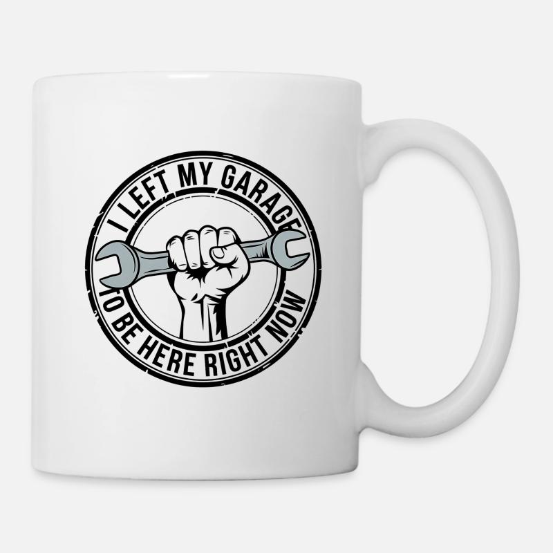 Stolzer Hobbyhandwerker Spruch - Tasse - Weiß