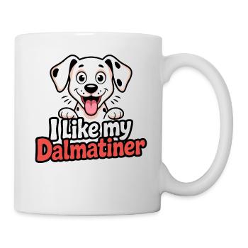 I like my Dalmatian Dog Love - Mug - white - Right