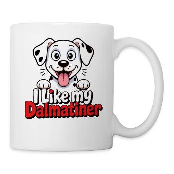 I like my Dalmatian Dog Love - Mug - white - Right