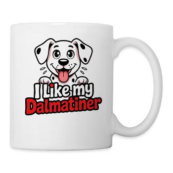 I like my Dalmatian Dog Love - Mug - white - Right