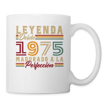 1975 Vintage Retro Geburtstagsgeschenk - Tasse - Weiß - Rechts