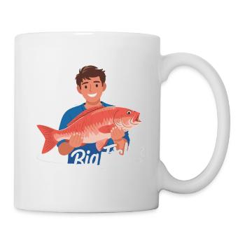 FANGEN SIE DIE GROSSEN FISCHE - Tasse - Weiß - Rechts