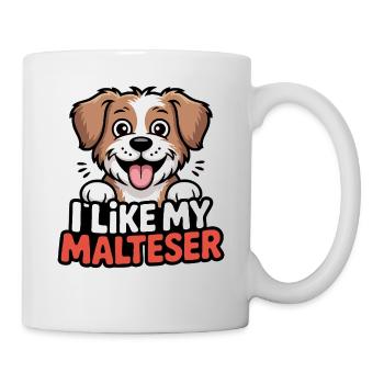 I like my Malteser Hundeliebe - Mug - white - Right