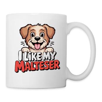 I like my Malteser Hundeliebe - Mug - white - Right