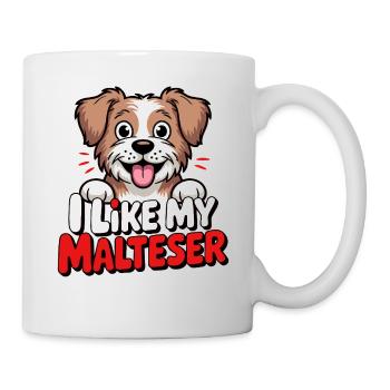 I like my Malteser Hundeliebe - Mug - white - Right
