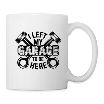 Lustiger Schrauber Spruch Garage - Tasse - Weiß - Rechts