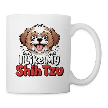 I like my Shih Tzu Dog Love - Mug - white - Right