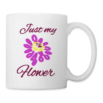 Just my flower - Mug - white - Right