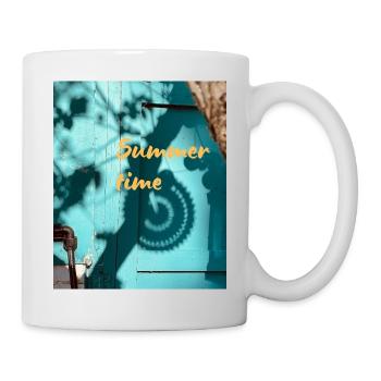 Summertime - Tasse - Weiß - Rechts