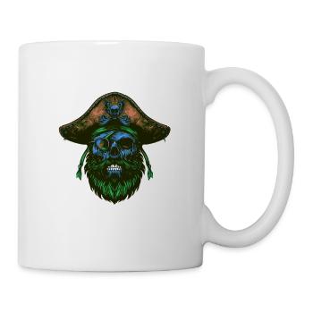 Pirate Skull Captain - Mug - white - Right