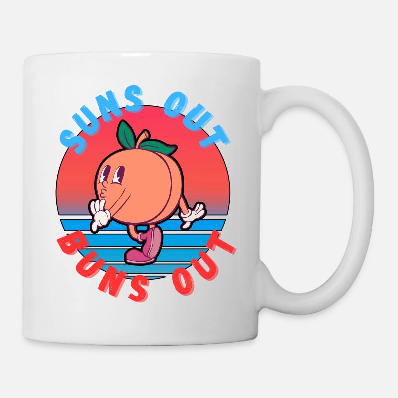 Suns out buns out - Mug - white
