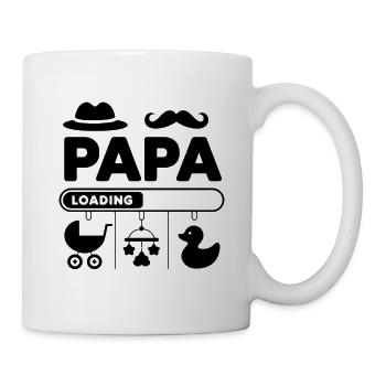 Soon dad saying father-to-be - Mug - white - Right