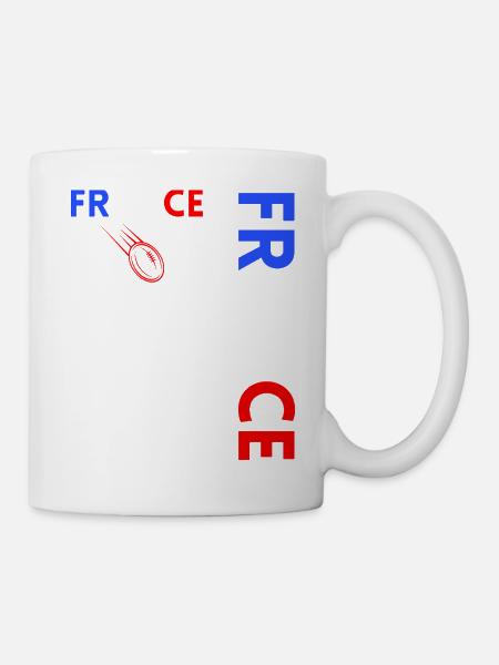 Rugby Joueur Fan Rugby Supporter la Rugby France - Mug blanc - blanc