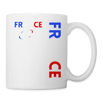 Rugbyspieler Fan Rugby Fan Rugby Frankreich - Tasse - Weiß - Rechts