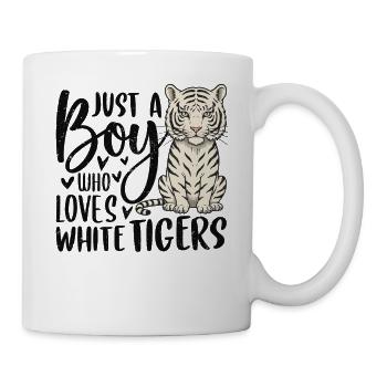 Just a Girl Who Loves White Tigers - Mug - white - Right