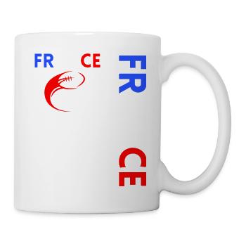 Rugbyspieler Fan Rugby Fan Rugby Frankreich - Tasse - Weiß - Rechts
