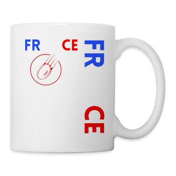 Rugbyspieler Fan Rugby Fan Rugby Frankreich - Tasse - Weiß - Rechts