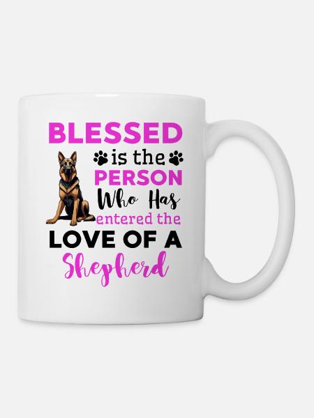 Stolzer Schäferhund Besitzer Spruch - Tasse - Weiß