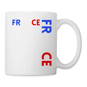 Rugbyspieler Fan Rugby Fan Rugby Frankreich - Tasse - Weiß - Rechts