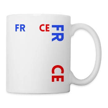 Rugbyspieler Fan Rugby Fan Rugby Frankreich - Tasse - Weiß - Rechts