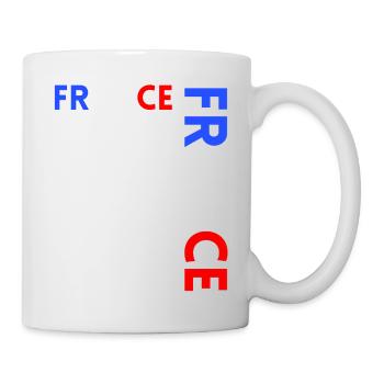 Rugbyspieler Fan Rugby Fan Rugby Frankreich - Tasse - Weiß - Rechts