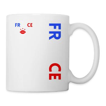 Rugbyspieler Fan Rugby Fan Rugby Frankreich - Tasse - Weiß - Rechts