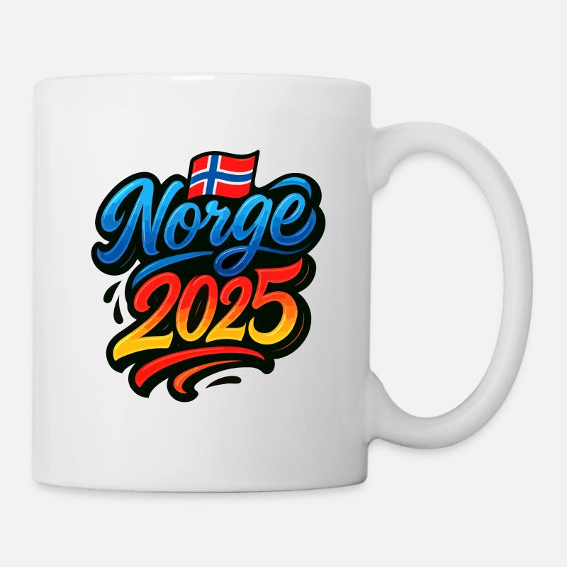 Norwegen 2025 - Tasse - Weiß