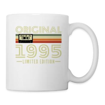 1995 Vintage Retro Geburtstagsgeschenk - Tasse - Weiß - Rechts