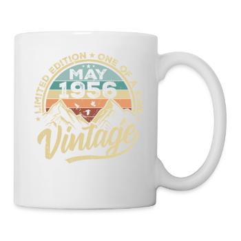 Anniversaire Vintage Mai 1956 original Mai 1956 - Mug blanc - blanc - Droite